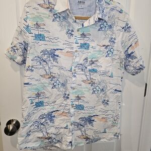 IZOD Men's Tropical Print Shirt - Multicolor